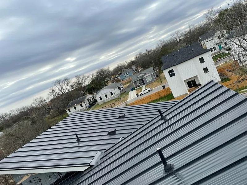 Standing seam metal roof panels with vents for Skylight Repair in Hanover